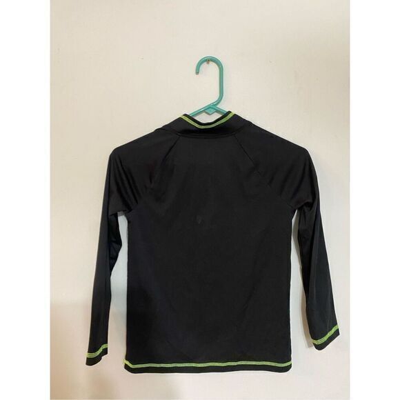 Youth boys size 7, active three-quarter zip pull over gray long sleeve‎ top - Picture 3 of 3